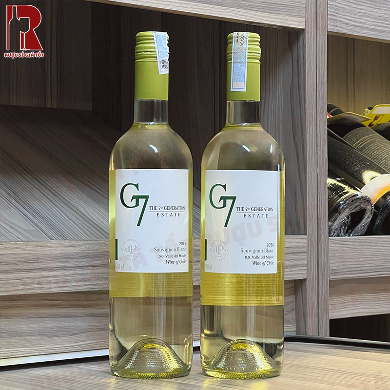 Rượu Vang Chile Trắng G7 Sauvignon Blanc nhập khẩu