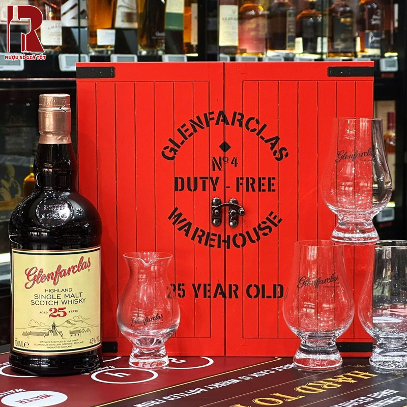 Rượu Glenfarclas 25 Năm nhập khẩu