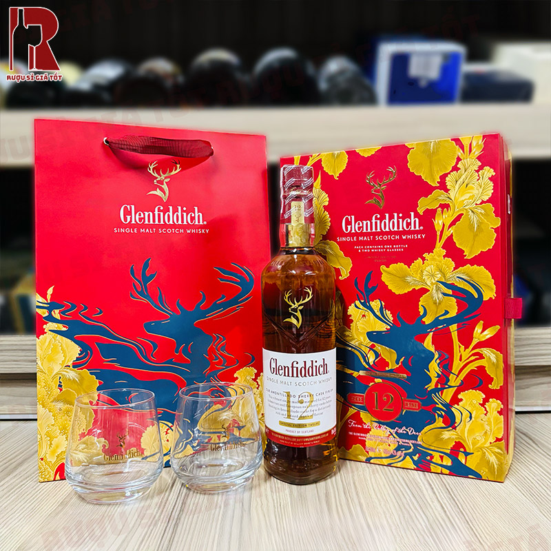 Mua rượu Glenfiddich 12 Sherry Hộp Quà Tết 2026 giá rẻ