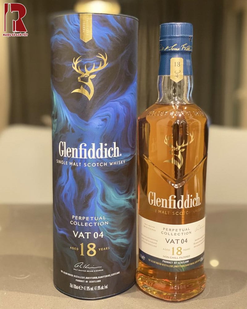 Rượu Glenfiddich 18 Năm Perpetual Collection Vat 04 nhập khẩu