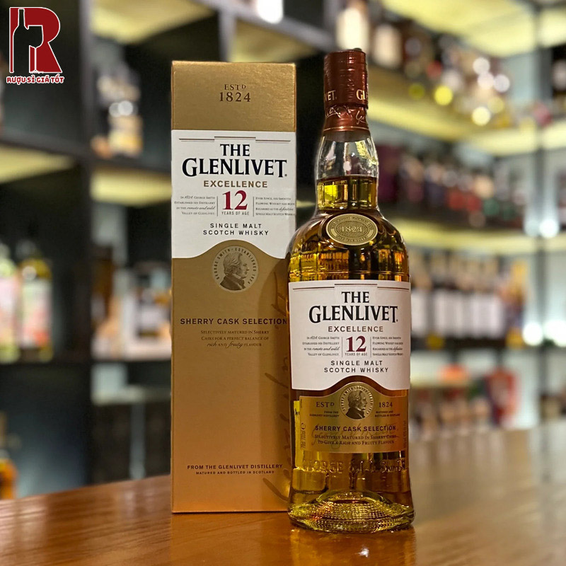 Rượu Glenlivet 12 Năm Excellence nhập khẩu giá rẻ chính hãng