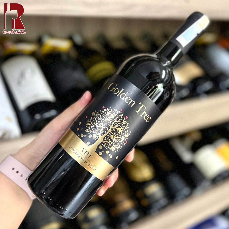 Rượu Vang Ý Đỏ Golden Tree Vino Rosso nhập khẩu giá rẻ