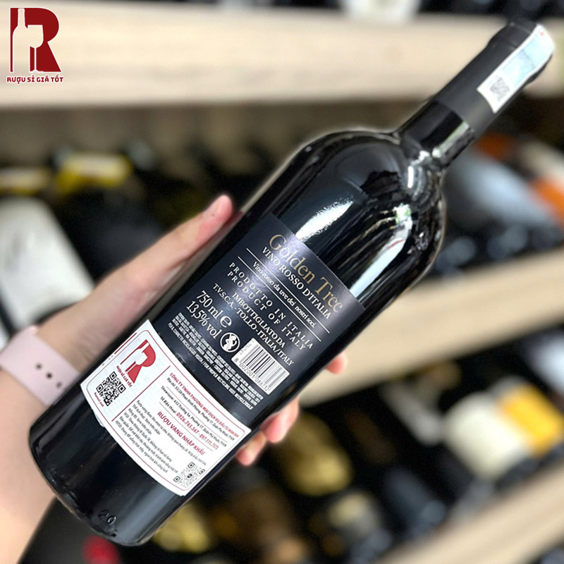 Rượu Vang Ý Đỏ Golden Tree Vino Rosso nhập khẩu giá rẻ chính hãng