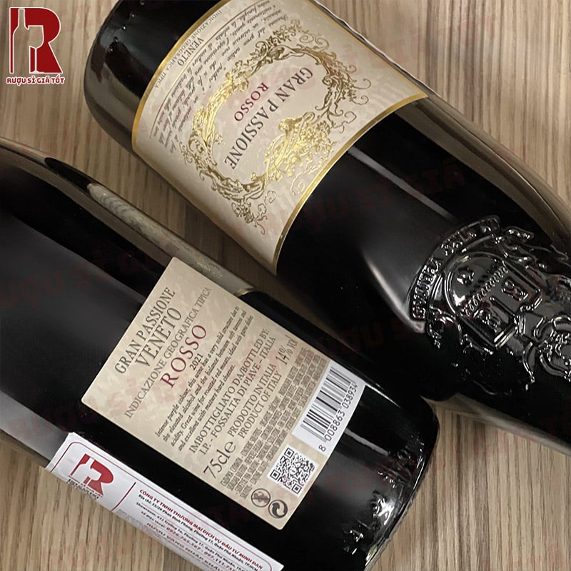 Rượu Vang Ý Đỏ Botter Gran Passione Rosso IGT nhập khẩu giá rẻ chính hãng