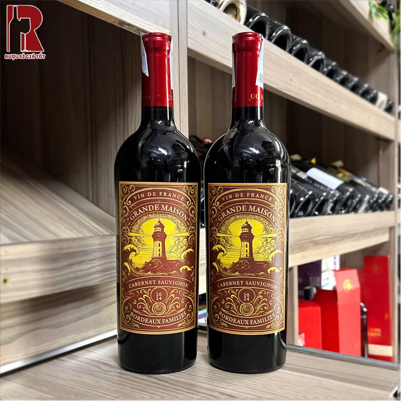 Rượu Vang Pháp Đỏ Grande Maison Cabernet Sauvignon hài hòa với các dấu ấn nghệ thuật ẩn trong rượu