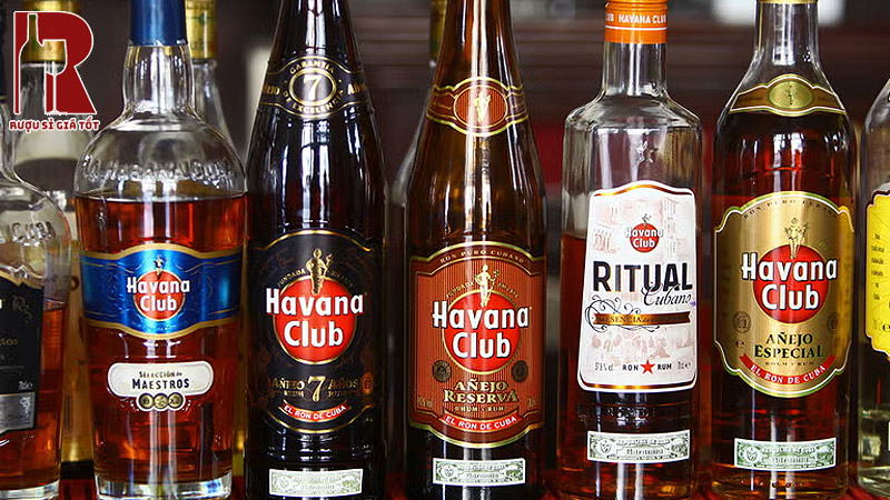 Rum Havana Club có vị rượu cân bằng, không quá ngọt hay quá cay