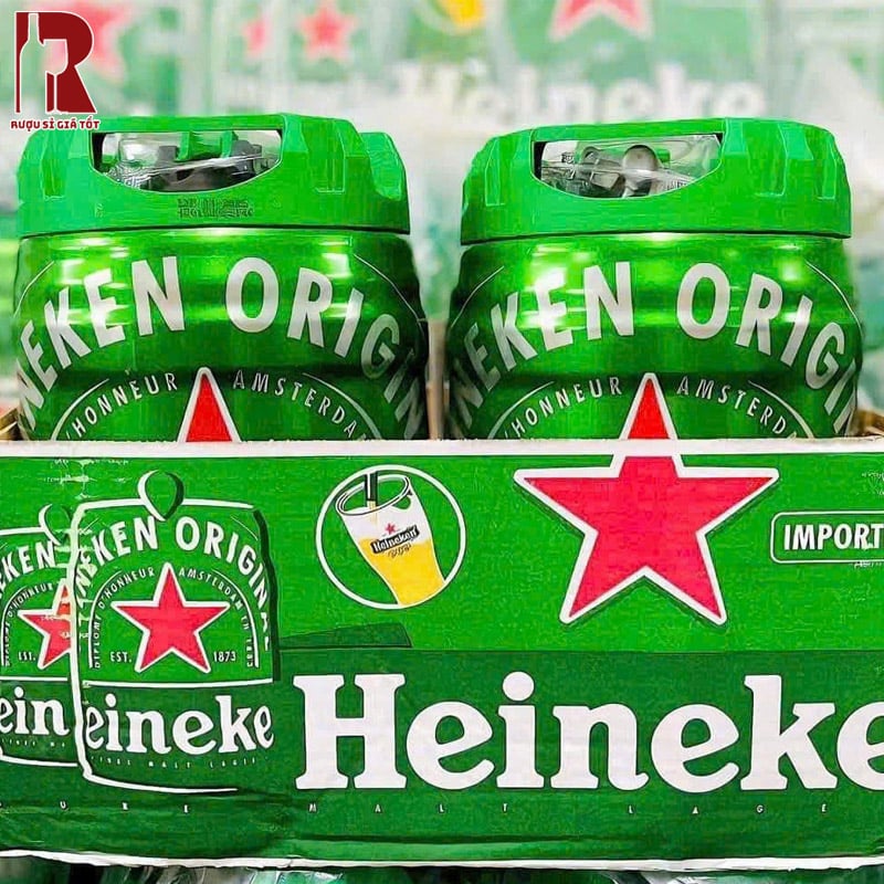 Bia Hà Lan Heineken Bom 5L giá rẻ nhập khẩu chính hãng