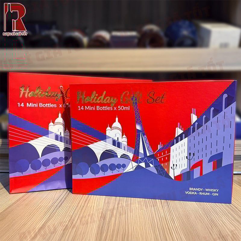 Mua bộ hộp quà rượu mini Holiday Gift Set giá rẻ