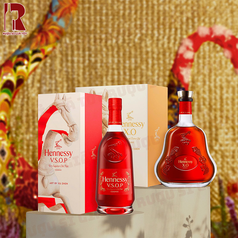 Rượu Hennessy XO - Hộp quà Tết 2026 chính hãng