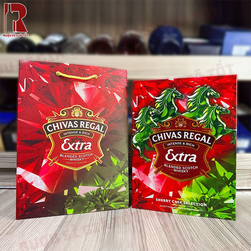 Hộp quà chivas extra 13 năm Tết Bính Ngọ 2026