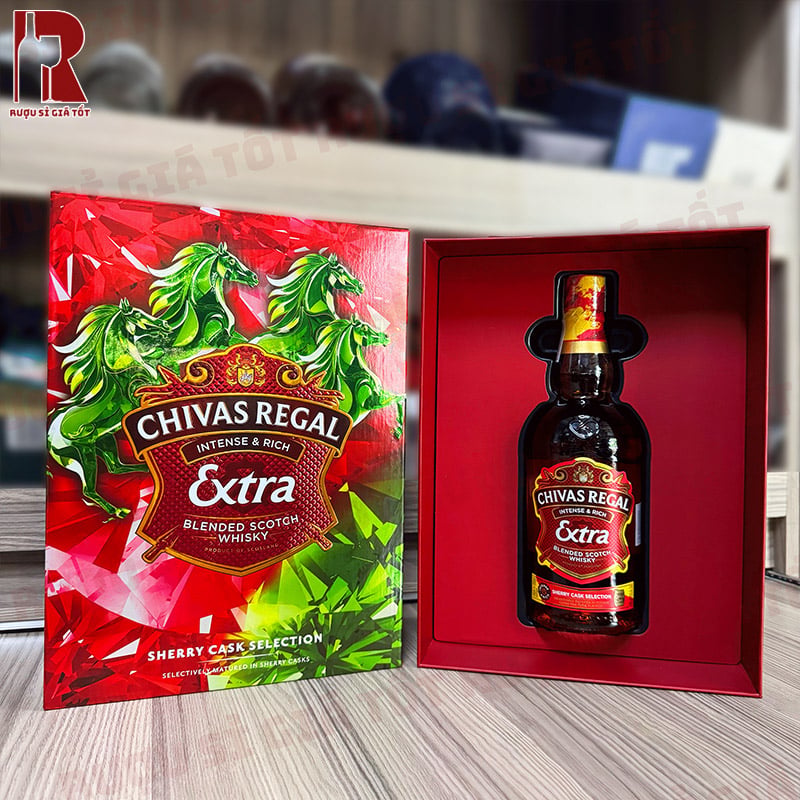 Mua hộp quà rượu chivas extra giá rẻ tại TPHCM
