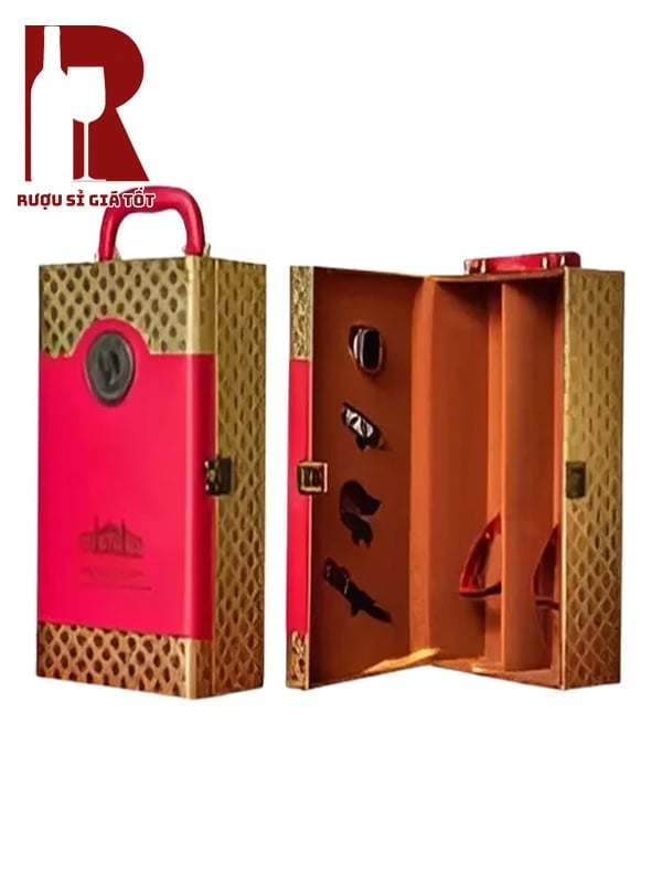 Hộp Da Đựng Rượu 2 Chai TH