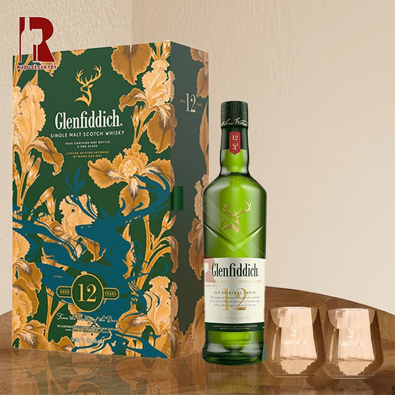 Giá hộp quà rượu Glenfiddich 12 năm Tết 2026