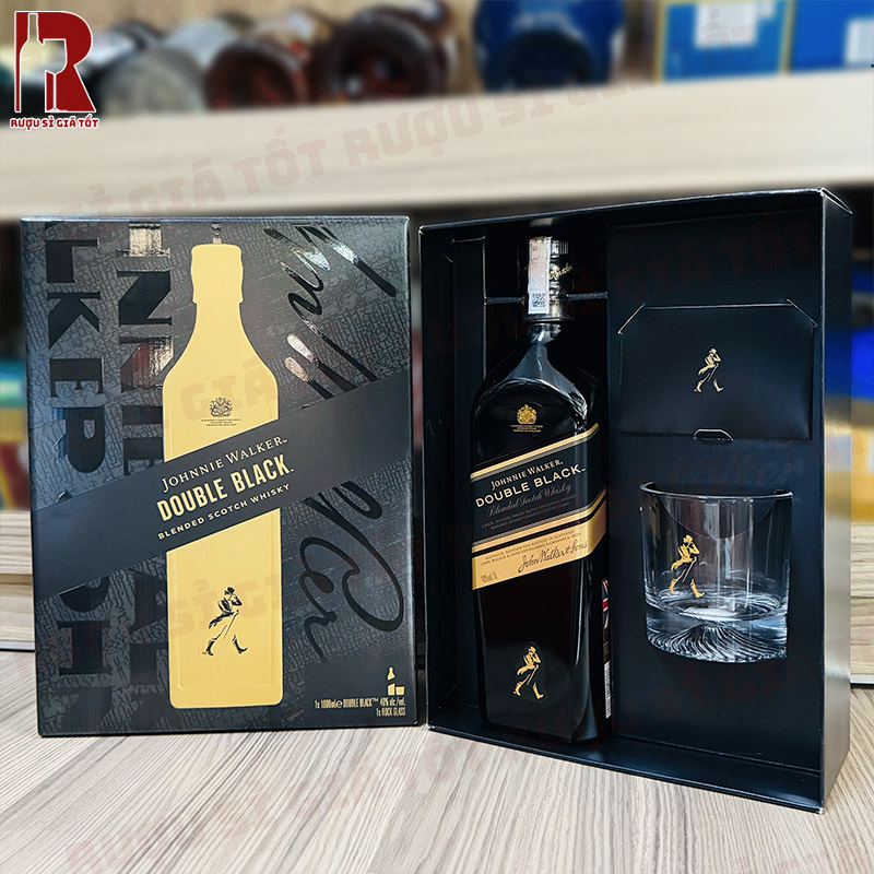 Giá rượu Johnnie Walker Double Black hộp quà Tết 2026 bao nhiêu?