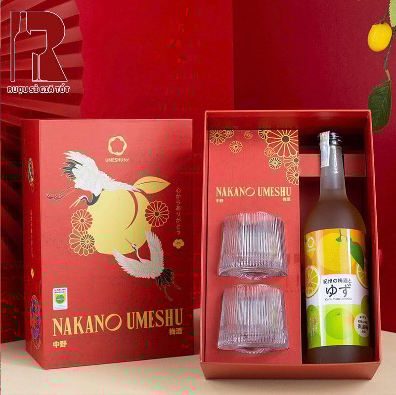 Hộp Quà Tết Rượu Mơ Nhật Nakano Umeshu giá bao nhiêu?