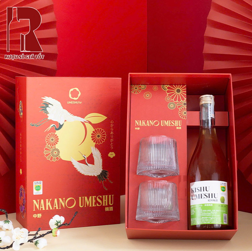 Mua Hộp Quà Tết Rượu Mơ Nhật Nakano Umeshu giá rẻ