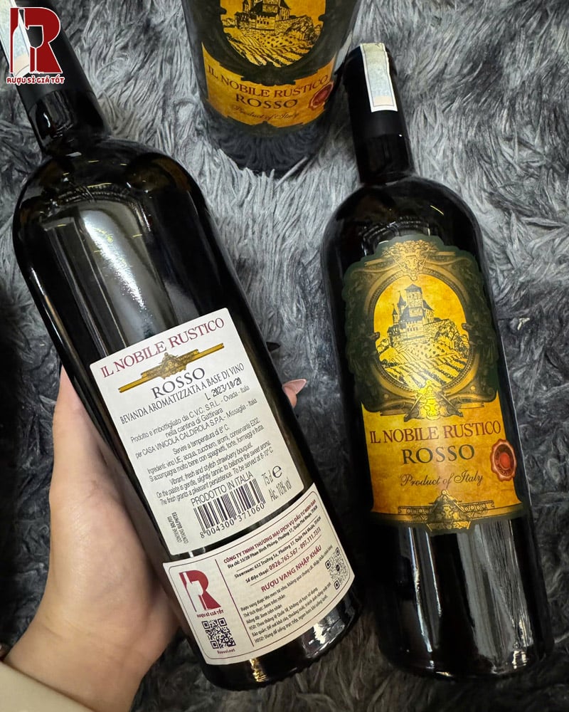 Rượu Vang Ý Ngọt IL Nobile Rustico Rosso nhập khẩu chính hãng giá rẻ