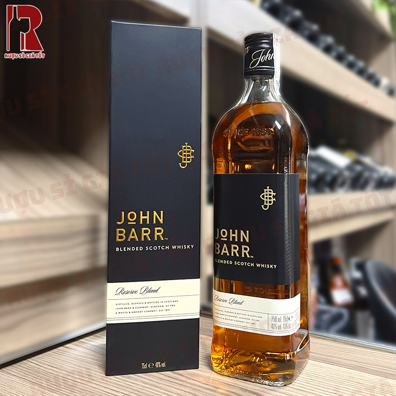 Rượu Whisky John Barr Reserve thơm nồng, ổn định và dễ uống