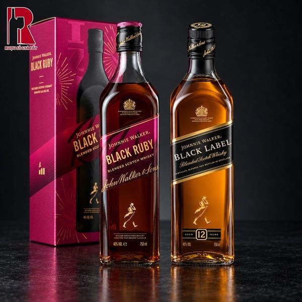 Johnnie Walker Black Ruby vs Black Label