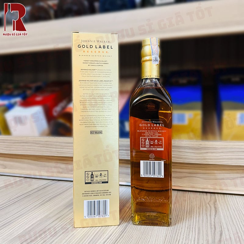 Đặc điểm nổi bật của rượu whisky Johnnie Walker Gold Label Reserve
