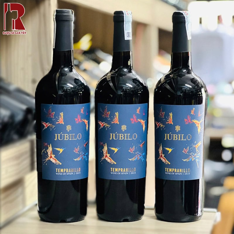 Rượu Vang Tây Ban Nha Đỏ Jubilo Tempranillo nhập khẩu