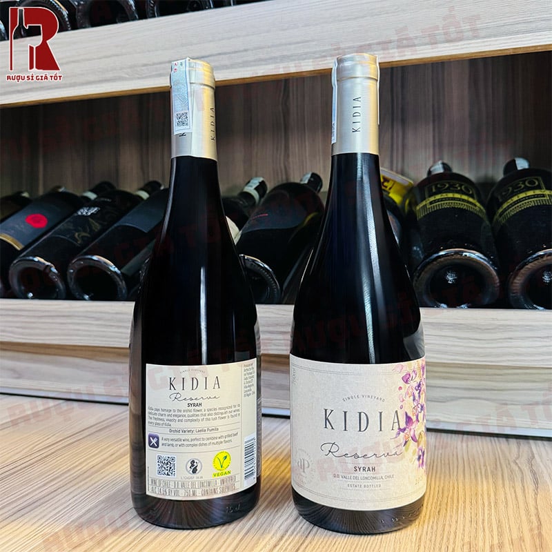 Rượu vang Kidia Reserva nhập khẩu