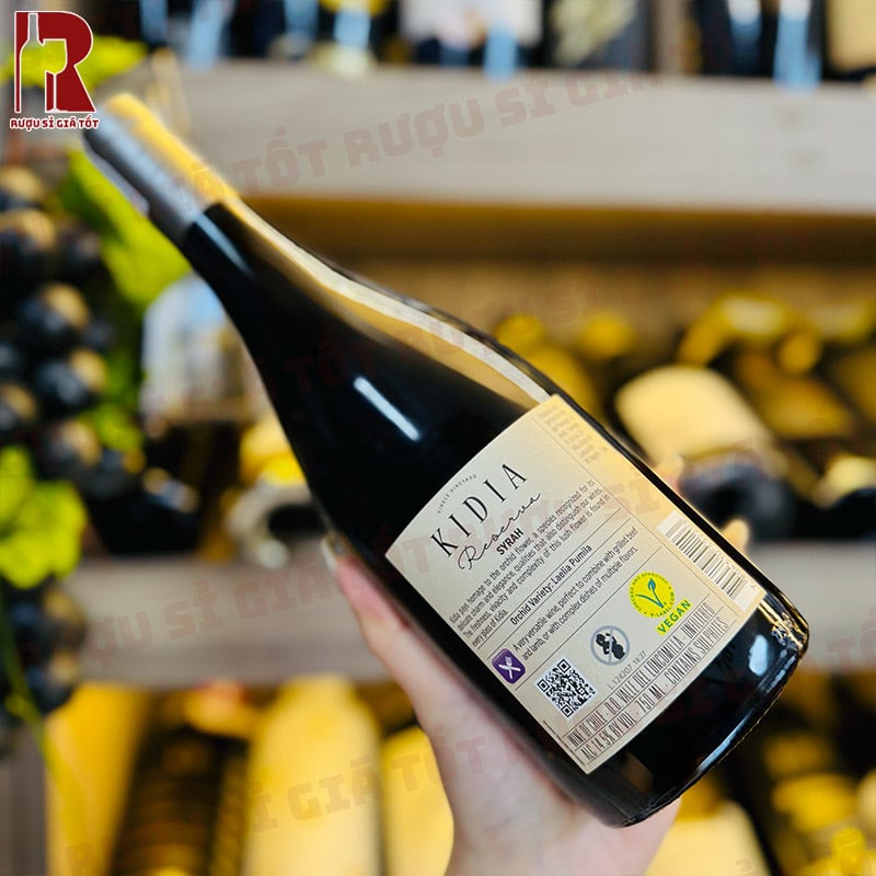 Rượu vang Kidia Reserva nhập khẩu chính hãng giá rẻ