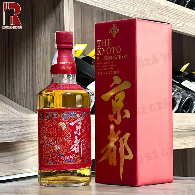 Rượu Kyoto Whisky Nishijin Ori Aka Obi nhập khẩu
