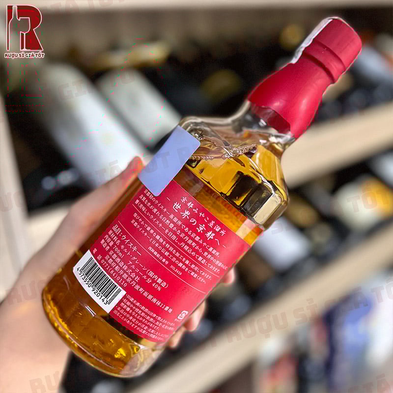 Rượu Kyoto Whisky Nishijin Ori Aka Obi nhập khẩu giá rẻ chính hãng