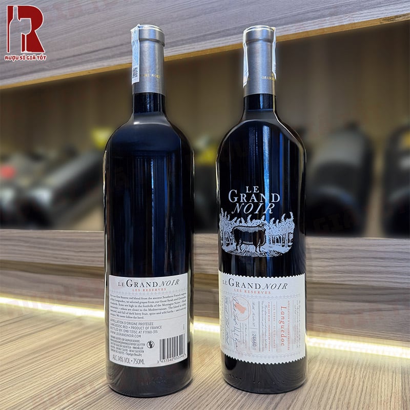 Rượu Vang Pháp Đỏ Le Grand Noir Les Reserves