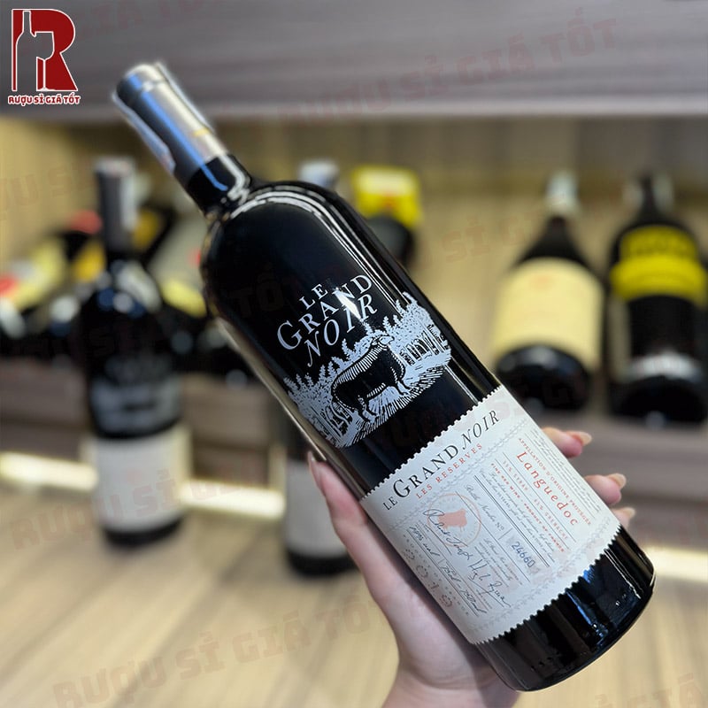 Rượu Vang Pháp Đỏ Le Grand Noir Les Reserves nhập khẩu