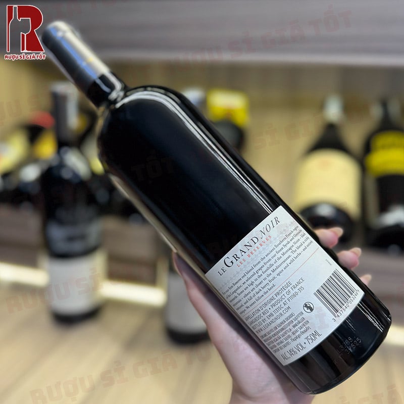 Rượu Vang Pháp Đỏ Le Grand Noir Les Reserves nhập khẩu chính hãng