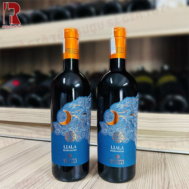 Rượu Vang Ý Đỏ LIALA Negroamaro Salento nhập khẩu