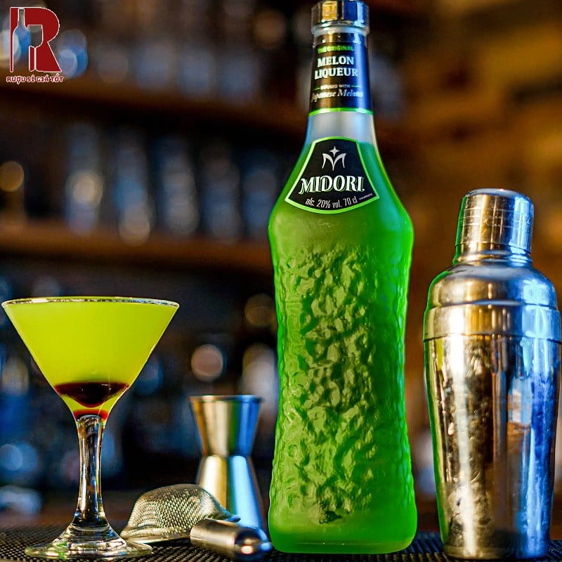 Cách pha chế cocktail từ Midori Melon Liqueur