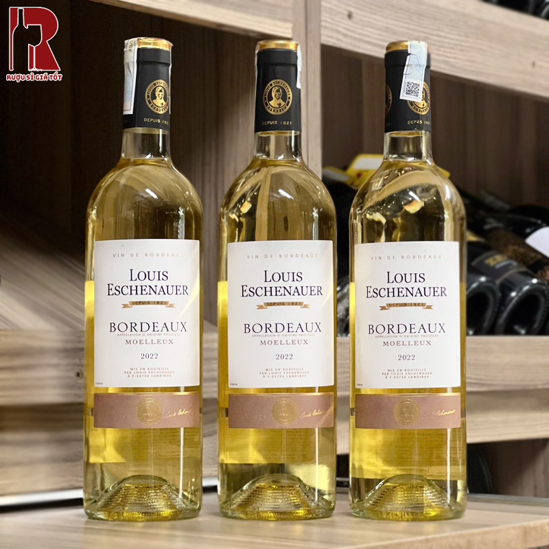 Rượu Vang Pháp Ngọt Louis Eschenauer Bordeaux Moelleux nhập khẩu