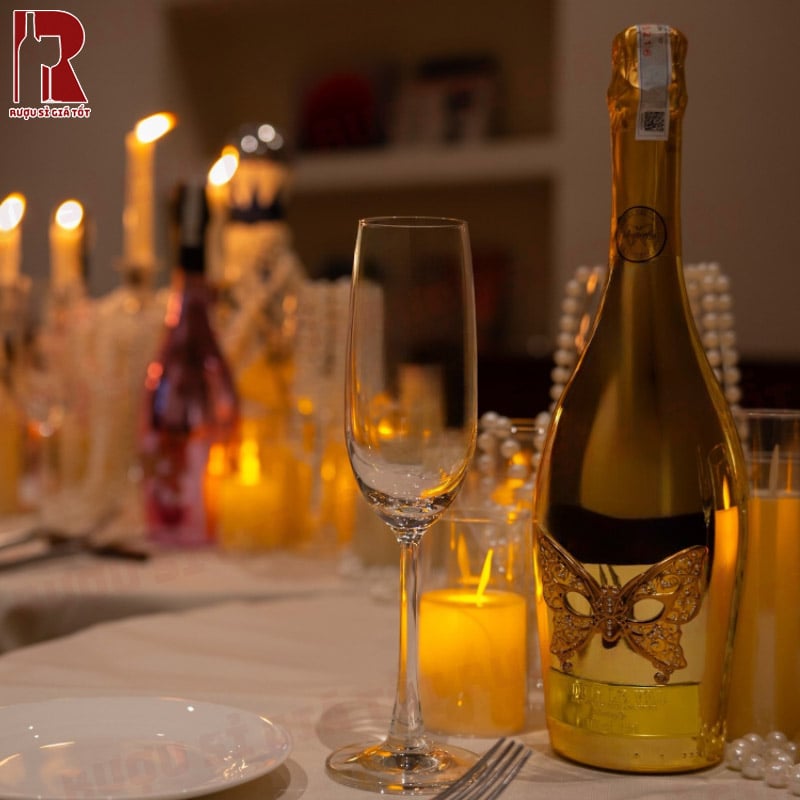 Rượu Vang Nổ Louis Le Vau Sparkling Gold nhập khẩu giá rẻ chính hãng