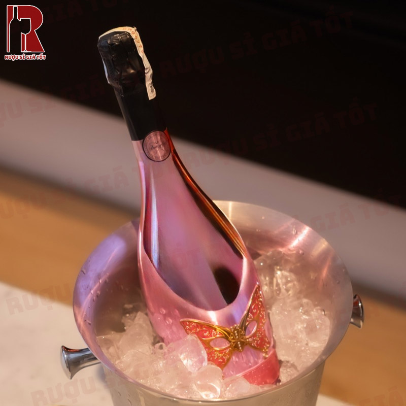 Rượu Vang Nổ Louis Le Vau Pink Gold nhập khẩu giá rẻ chính hãng