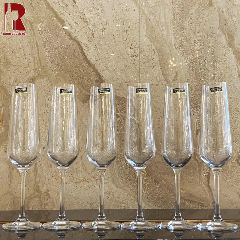 Ly Champagne Crystal Bohemia Strix Giá Rẻ