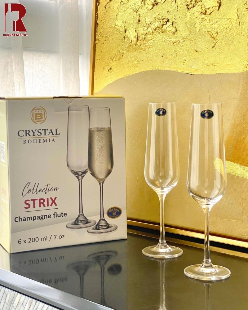 Mua Ly Champagne Crystal Bohemia Strix Chất Lượng