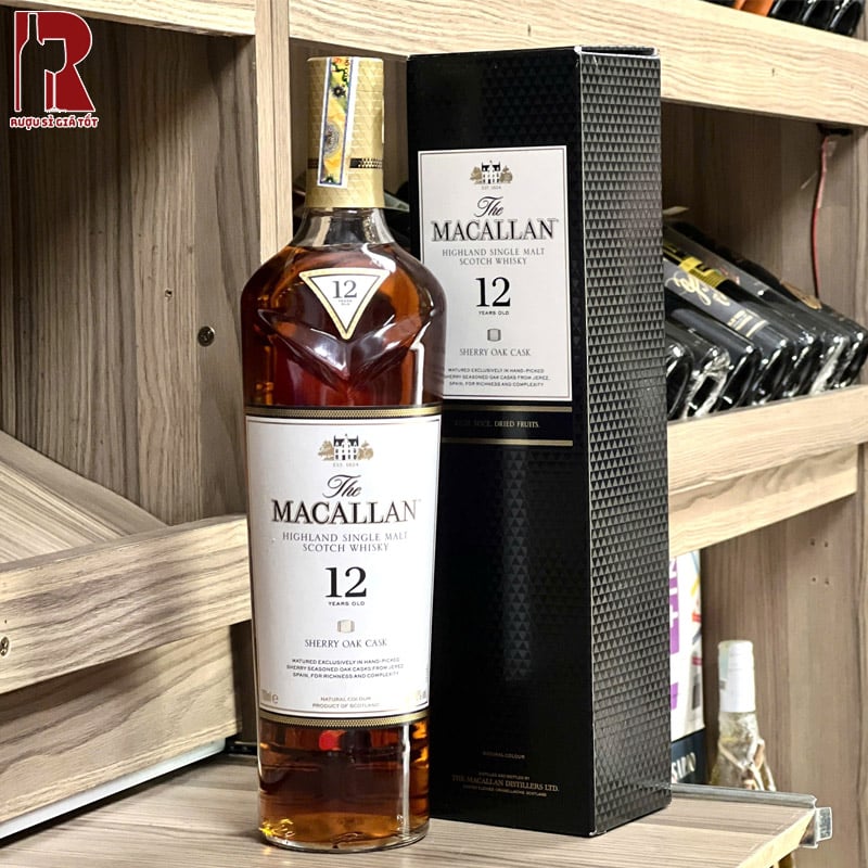 Rượu Macallan 12 Năm Sherry Oak