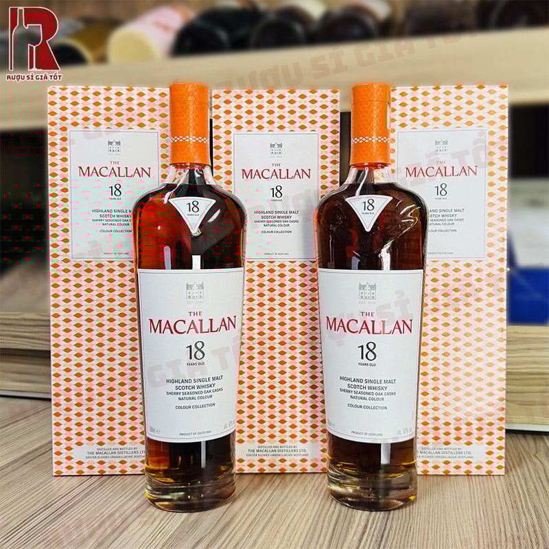 Mua Rượu Macallan 18 Năm Colour Collection Chất Lượng Cao