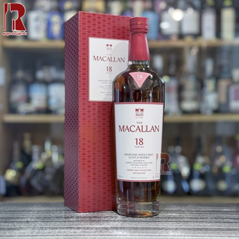Rượu Macallan 18 Năm Sherry Oak