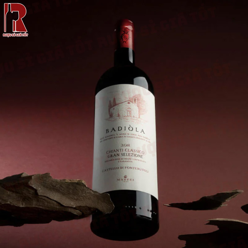 Rượu Vang Ý Đỏ Mazzei Badiola Chianti Classico Gran Selezione Radda nhập khẩu chính hãng giá rẻ