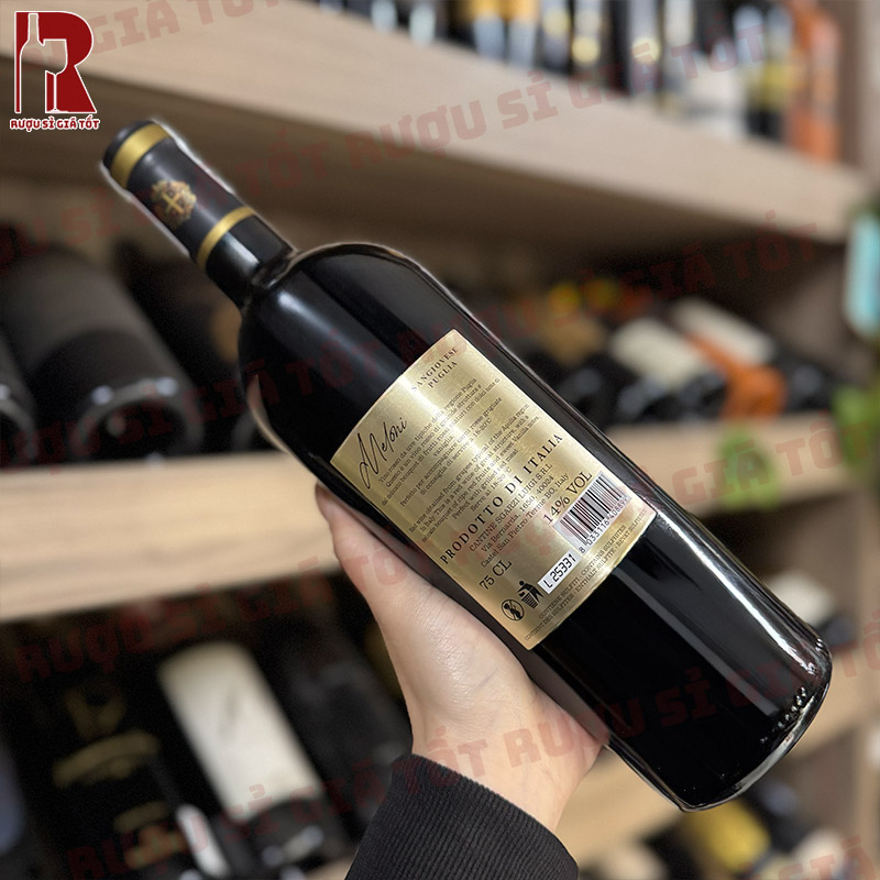 Rượu vang Meloni Negroamaro giá bao nhiêu?