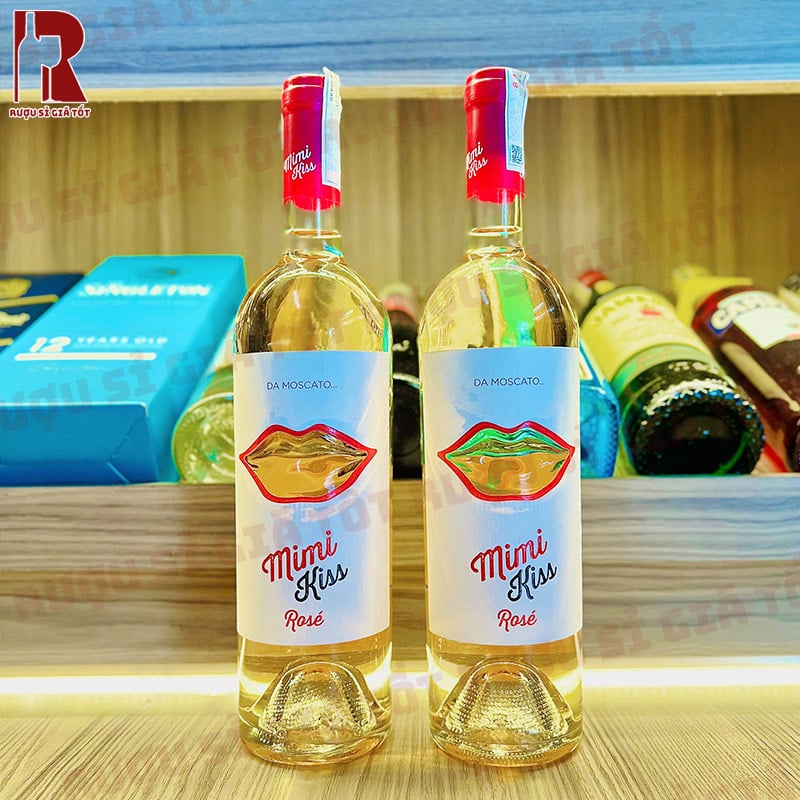 Mua Rượu Vang Ý Hồng Mimi Kiss Rose Da Moscato Thượng Hạng