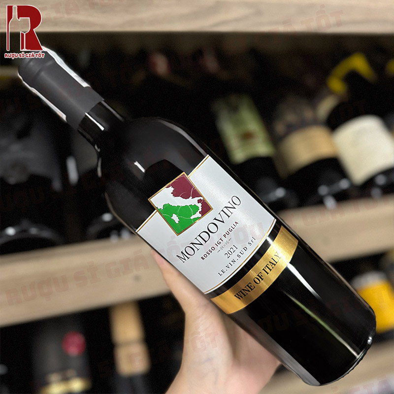 Rượu Vang Ý Đỏ Mondovino Rosso Chát giá rẻ nhất thị trường