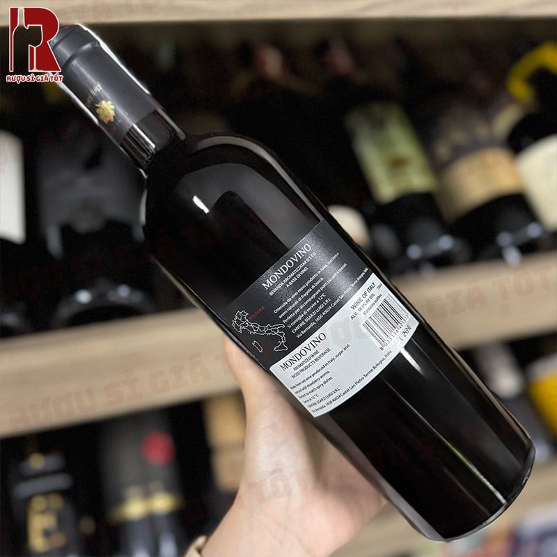 Rượu Vang Ý Đỏ Mondovino Ngọt giá rẻ nhất thị trường hiện nay