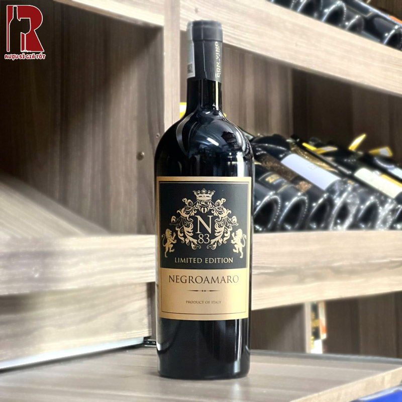 N83 Limited Edition Negroamaro là biểu tượng của rượu vang Ý đỏ cao cấp