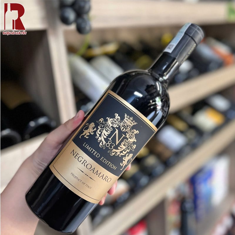 N83 Limited Edition Negroamaro có vị đậm đà, giàu cảm xúc