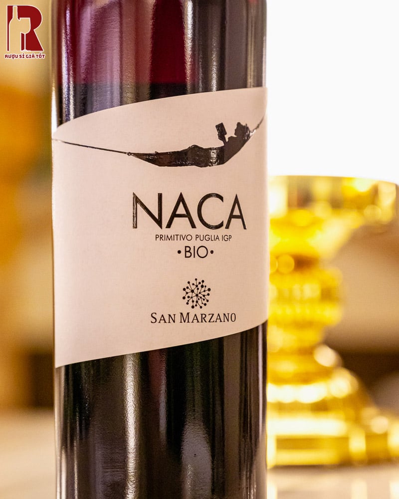 Thiết Kế Chai Rượu Naca Primitivo